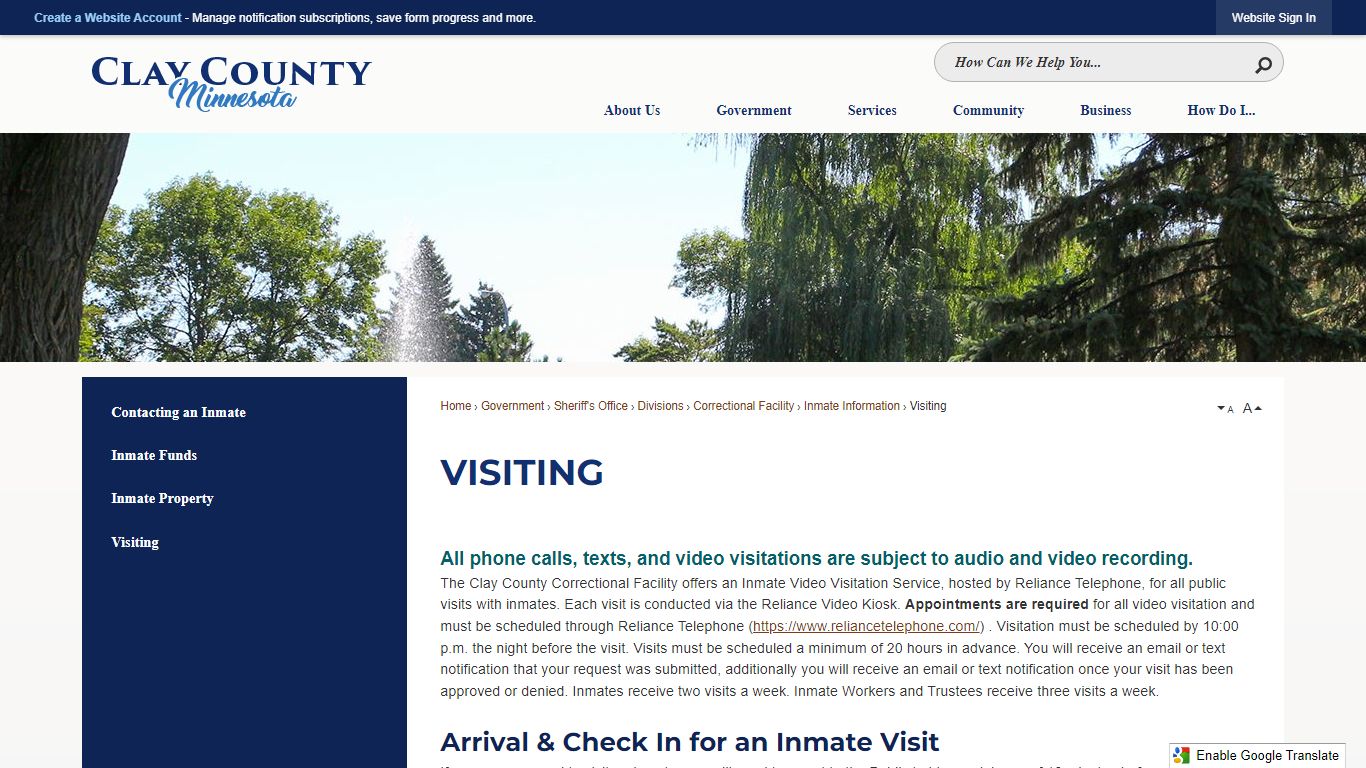 Visiting | Clay County, MN - Official Website